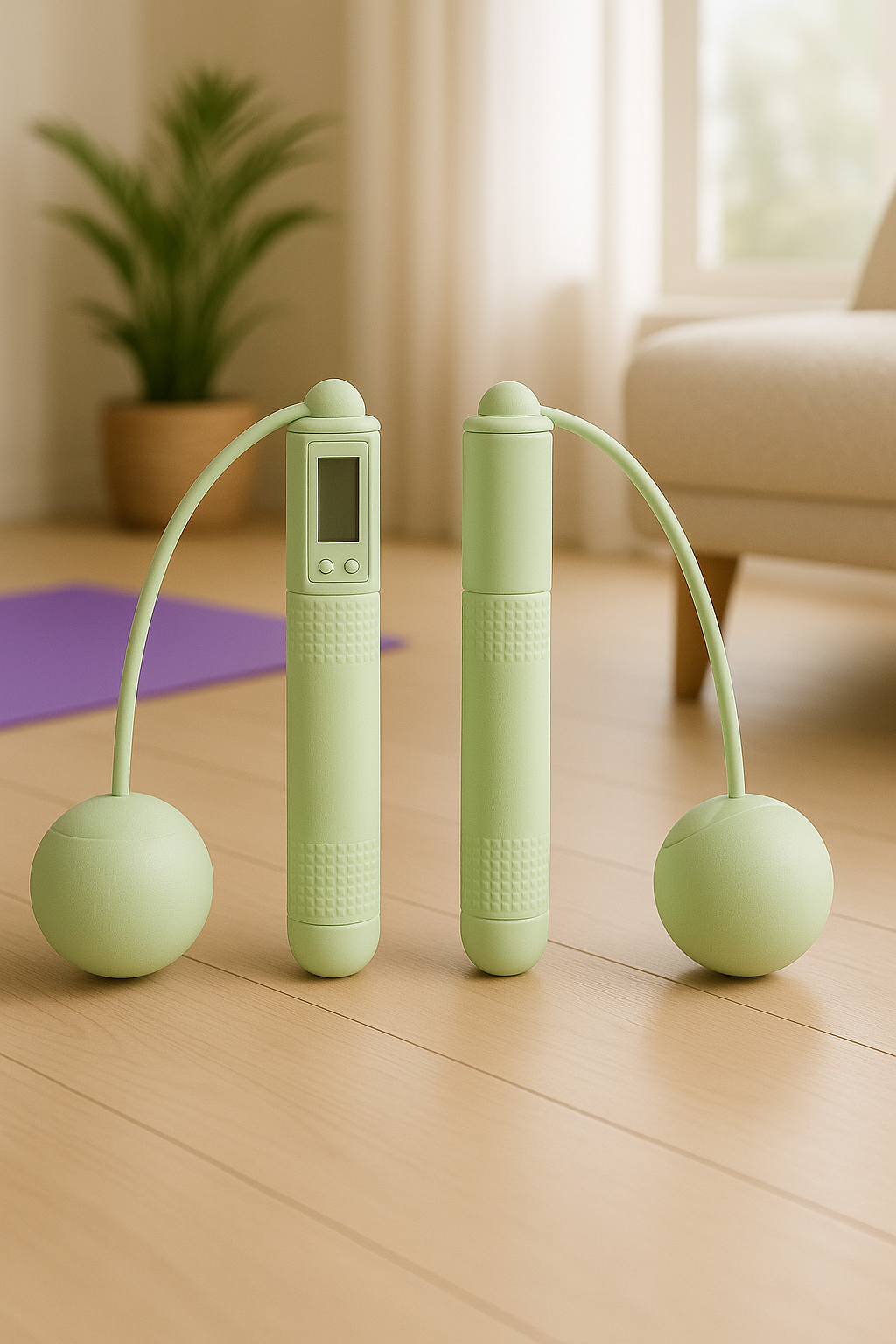 Corde à sauter sans fil Amaya Fit™ (avec compteur) Ta séance express, sans stress ni excuses